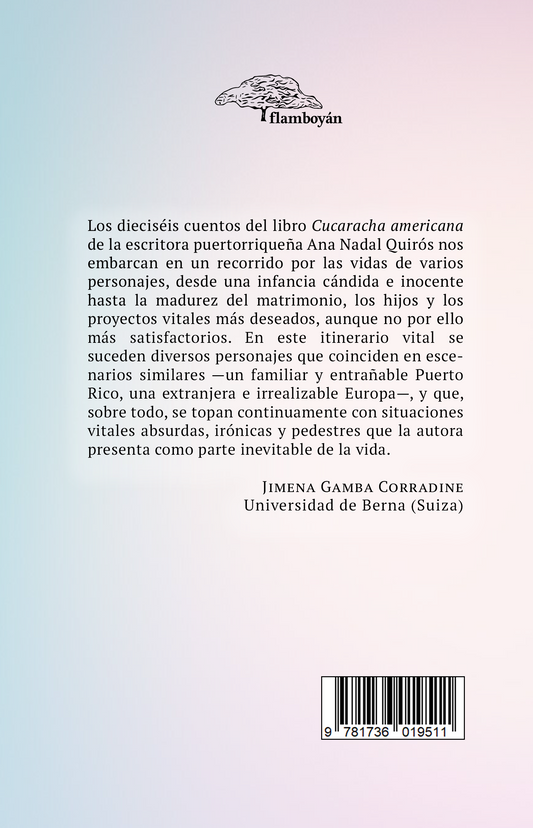 Cucaracha americana: Ana Nadal Quirós
